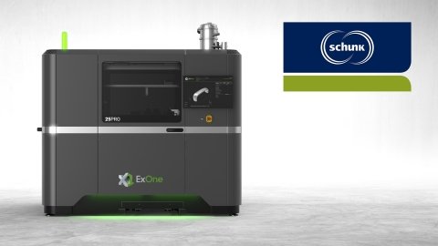 ExOne Announces Schunk Has Purchased an X1 25Pro® for the Production of Binder Jet 3D Printed Metal Parts as a Service